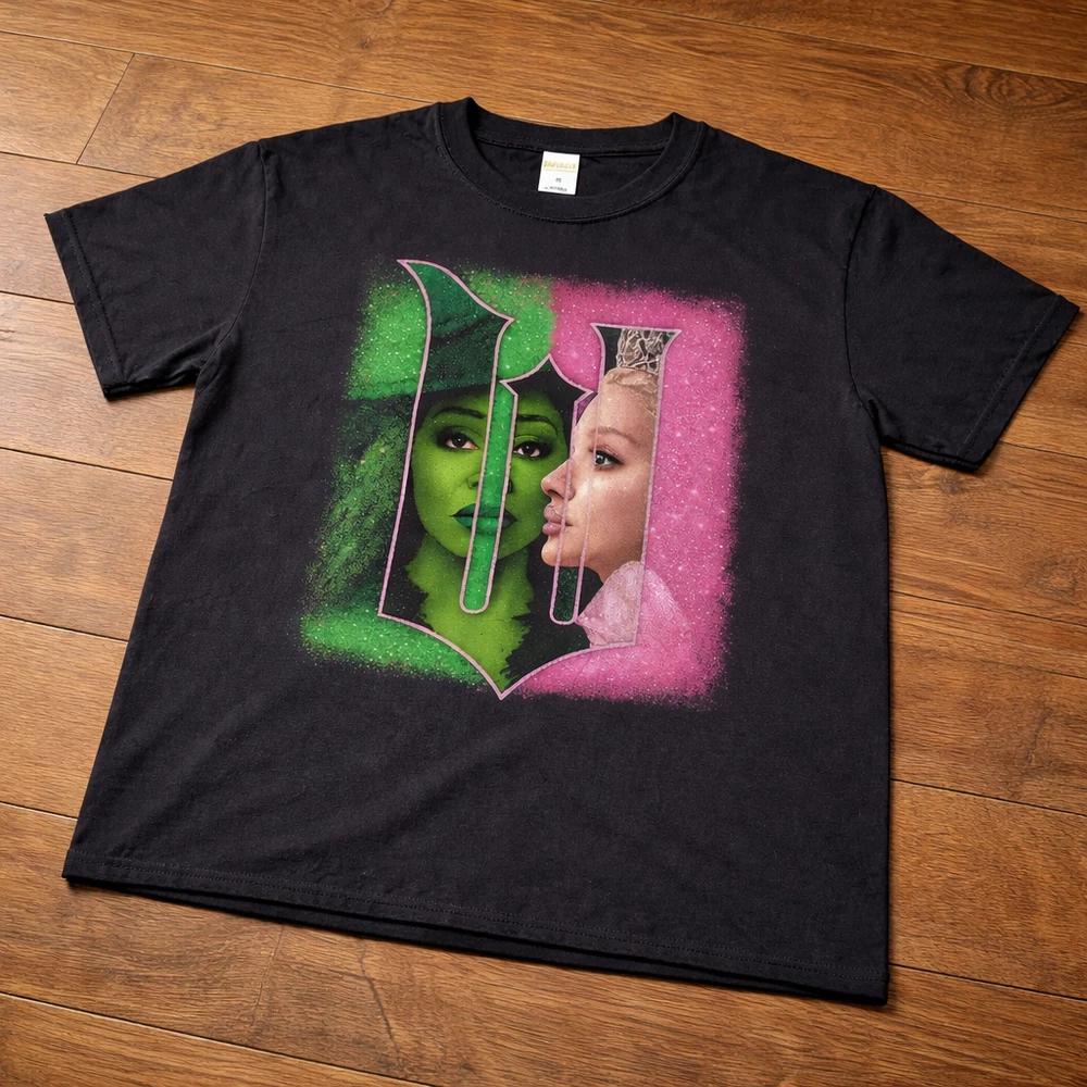 Wicked Inspired TShirt Black Musical Movie Theatre Tee Unisex Kids Adults 2XL