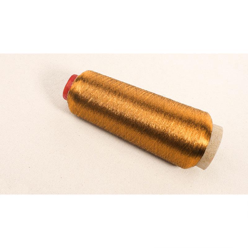 Gold & Silver Computer Embroidery Thread: DIY Handmade Cross Stitch, Single Strand, Bright Metal Wire.