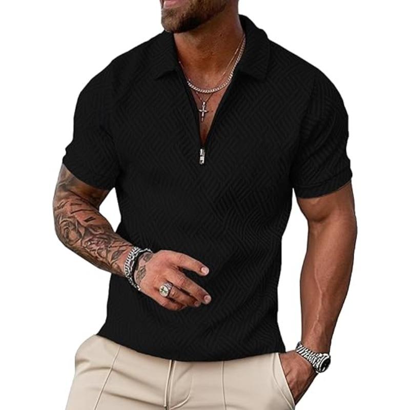 Solid Color Men's Fashionable and Comfortable Variety 3D Digital Printing Summer Outdoor Wear Europe United Popular Polo Shirt