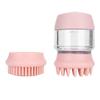 Pet Bathing Brush Multifunction Grooming Massage Shower Brush Comb Accessory for DogsPink