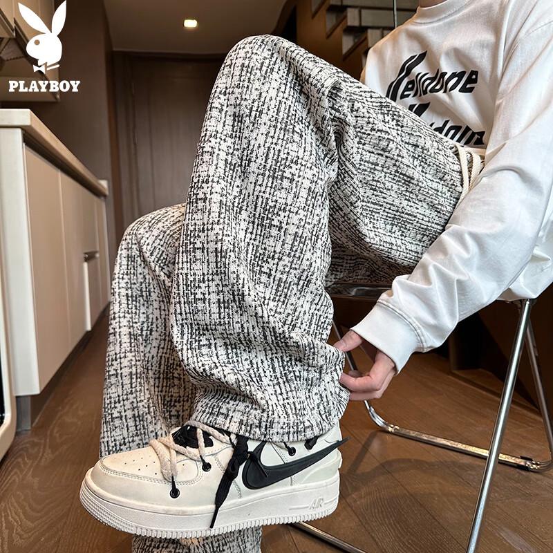 

PLAYBOY Мужские осенне-зимние повседневные спортивные длинные брюки свободного кроя XL