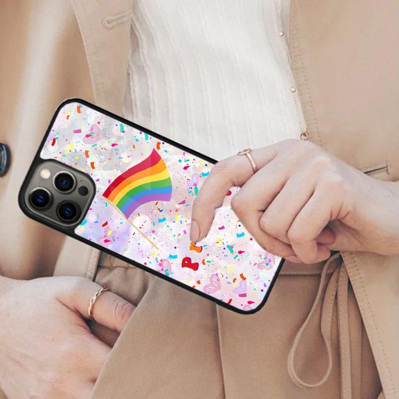 Gay Lesbian LGBT Rainbow Pride Magnetic Phone Case For APPLE iPhone 17 Air 16 14 13 12 Pro Max 15 Plus Wireless MagSafe Cover