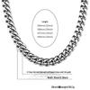 Europäischer & Amerikanischer Herrenschmuck, der nicht verblasst: Edelstahl Cuban Link Halskette