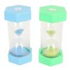 2pcs 5 Minute Sand Timer Preventing Falls Hex Top Cover Hourglass Timer for Kids Games Classroom Kitchen Decoration