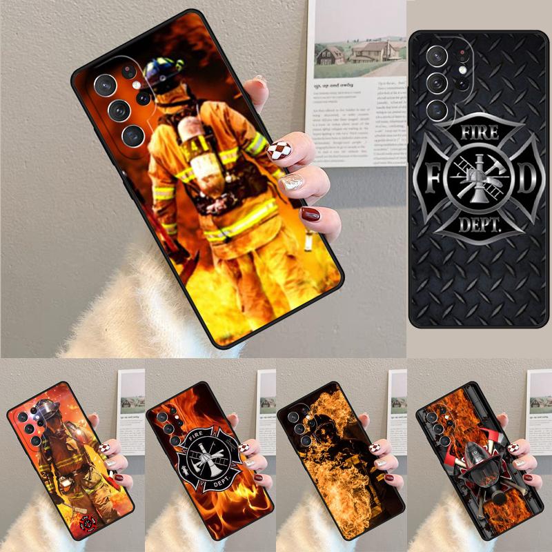 Bc Electrical Appliances Fire Fireman Firefighter Phone Case For Samsung Galaxy Note 10 Pro S26 Ultra S23 S24 Fe S25 S21 S22 Plus Shockproof Cove