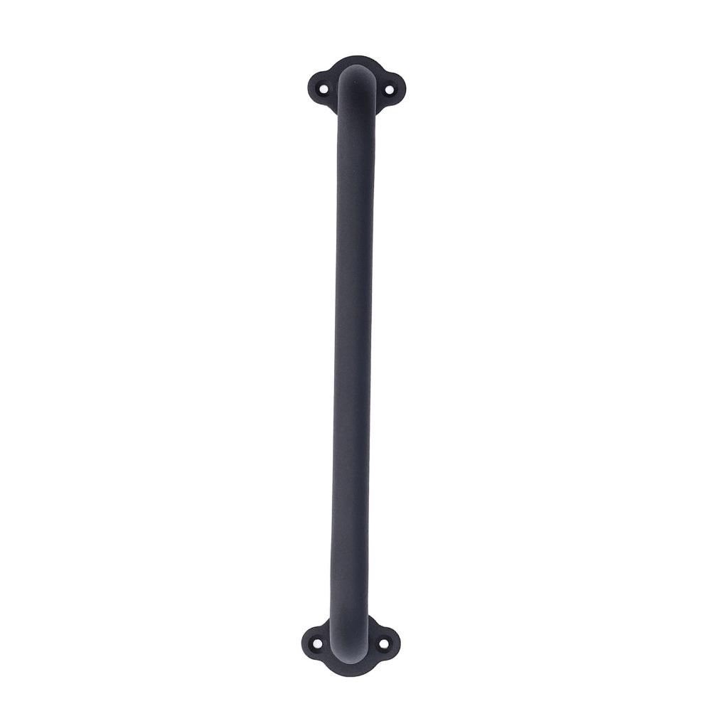 Wall Mount Barn Door Handle Carbon Steel Grab Bar Durable Cabinet Handle Barn Shed