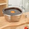 Fridge Storage Box Airtight Stainless Steel Food Container Refrigerator Organizer Leakproof