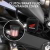 3D Logo Motorcycle Front Fluid Brake Reservoir Sock With Keychain Key ring For Honda CRF CB CR XR CRM CBR 125 250 300 350 aho256