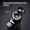 Inflatable Windproof Lighter Straight Flame Cigarette Lighter Metal Cigarette Accessories Men's Gift
