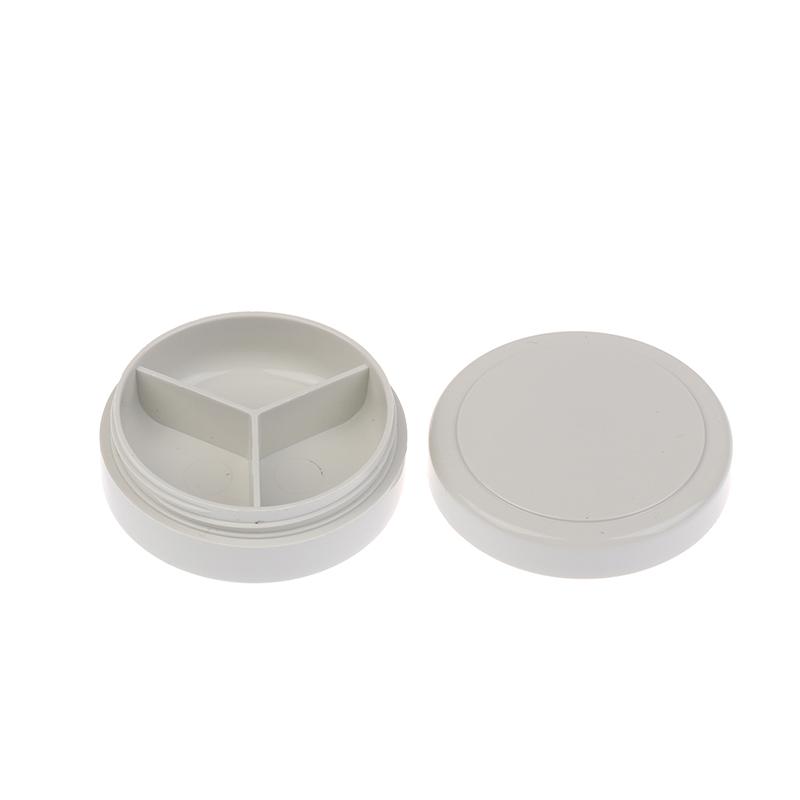 3/4 Grids Nail Patting Gel Empty Jar Glitter Nail Painted Polish Holder Case Packaging Box Manicure Uv Glue Organizer Plastic