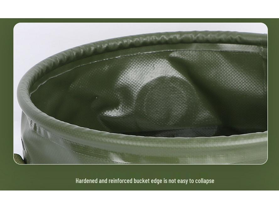 Large Portable Folding Basin for Travel: Multi-use for Washing Fruits, Face, and Feet - Ideal for Camping and Picnics
