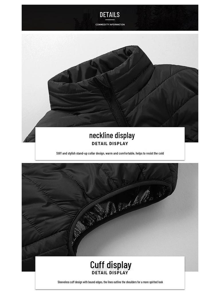 Men's Smart USB Heated Vest with Four To Eight-Zone Temperature Control