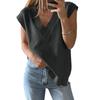 Ladies' V-neck Casual Knit Vest Top