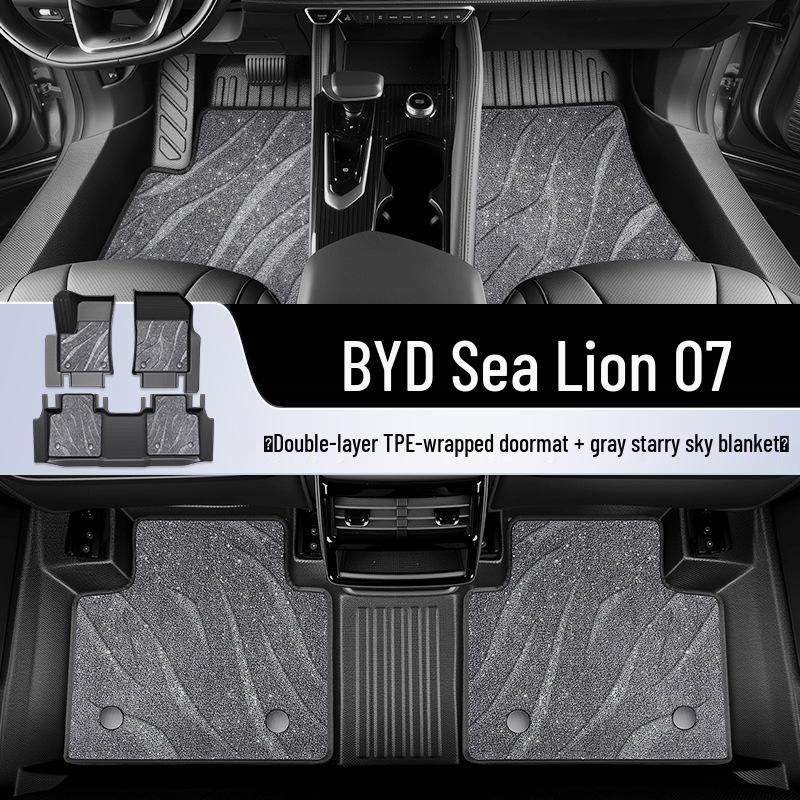 2025 BYD Seagull 07 DM-i TPE Full Surround Floor Mats for EV