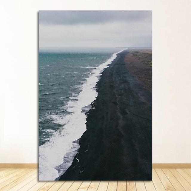 Poster Nordic Style Canvas Print Mountain Lake Painting Modern Scandinavian Home Decoration Wall Art Picture Nature Landscape