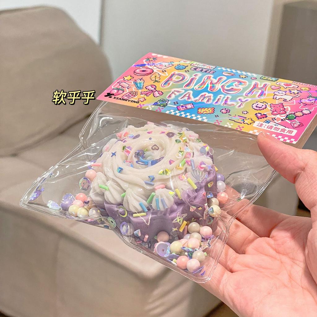 Squishy Food Creative Kids Fidget Toy Simulation exquisite Waffle  Bread Toast Donuts Slow Rising Squeeze Stress Relief Toys