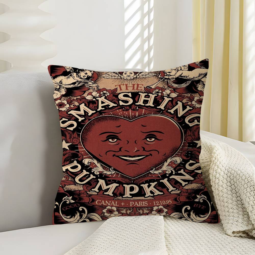 Classic Alternative Rock Band TThe SSmashing PPumpkins Cushion Sofa Cushions Decorative Throw Pillows Home Pillowcover