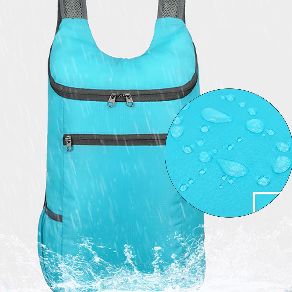 Leichter Wanderrucksack, faltbarer Reise-Tagesrucksack, wasserabweisende Outdoor-Sporttasche für Camping