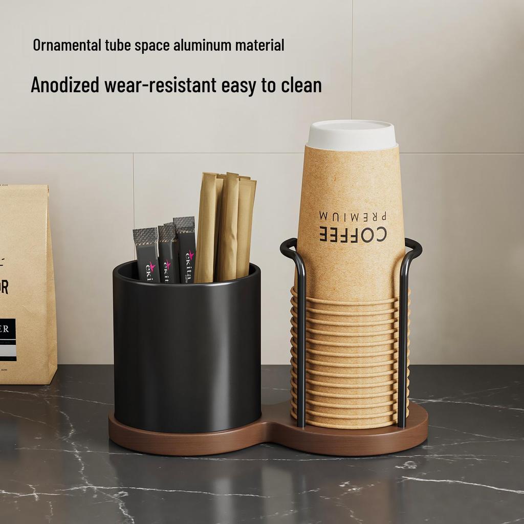Multi-functional Desktop Paper Cup Holder for Home or Office