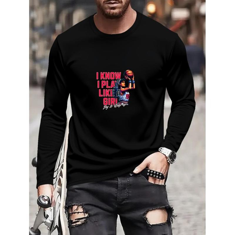 Crew Neck Long Sleeve T-Shirt, Fleece Lined, Solid Burgundy, Warm Winter XXL чёрный