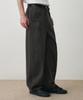 DRAW FIT Curved Washed Fatigue Pants [Charcoal]