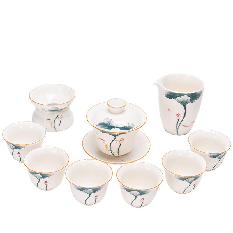 Dehua White Porcelain Kung Fu Tea Set