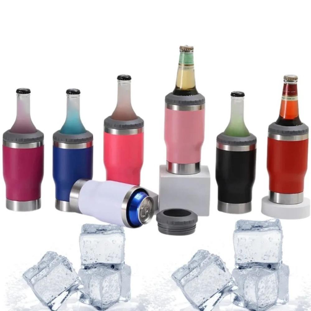 14OZ Thermos Cup Cold Storage Tank Opener Thickened Keep Cooling Bottle