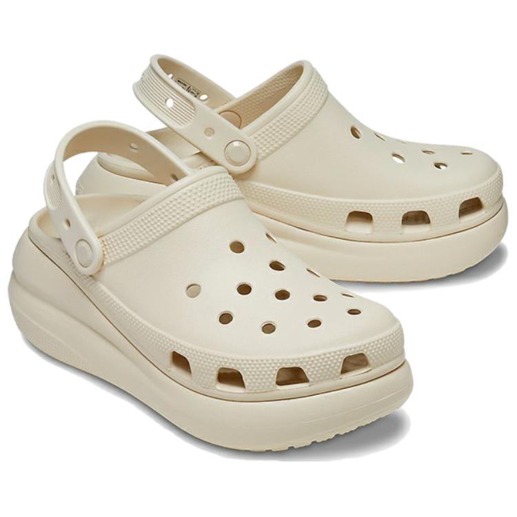 Crocs Classic Crush Clog Kość Unisex Trampki Białe 207521-2Y2