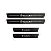 Pegatina Protectora de Fibra de Carbono de Alta Calidad para Estribo de Puerta de Coche Para Suzuki Vitara Swift DZire Baleno Samurai Baleno Splash Ignis Swace