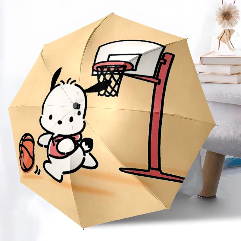 1pc Snoopy Basketball Sports Umbrella - Automatic Opening/Closing with Foldable Design, Outdoor Use Suitable for Fans, Travelers, Daily Use, Gift Idea