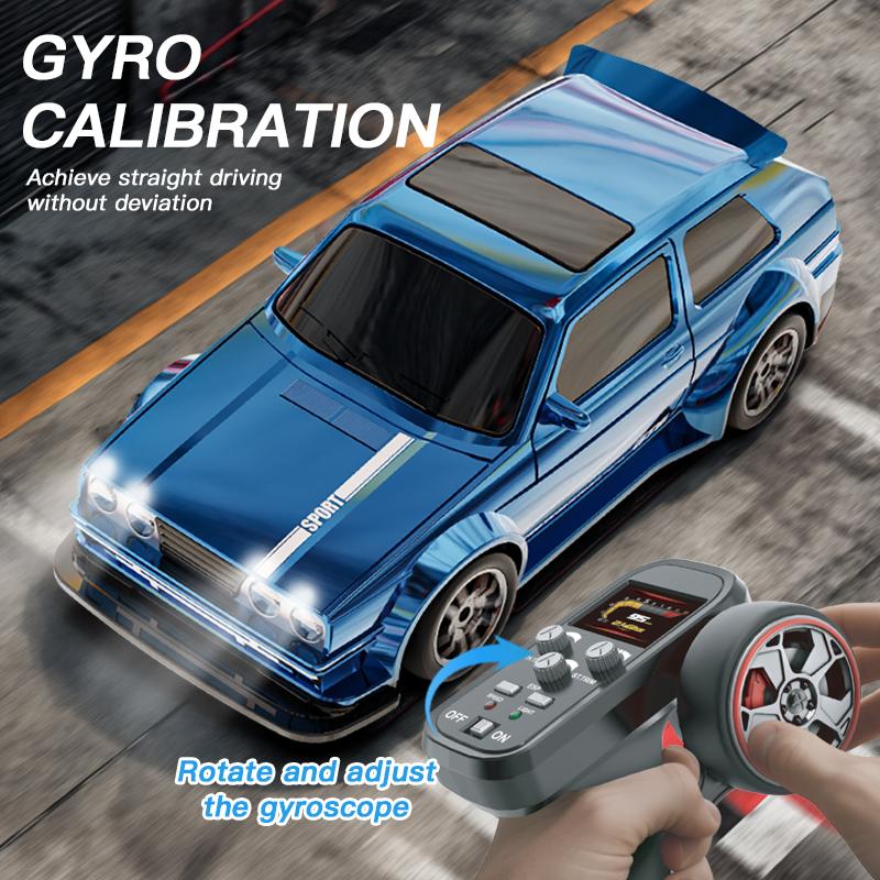 1:43 High Speed RC Drift Car 2.4G 4WD Remote Control Racing Car With Gyroscope & Lights Competition Race Car Boys Toy