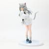Cat Girl Figure Anime Girl PVC Action Figure Toy Nachoneko Channel Game Statue Collection Model Doll Gift
