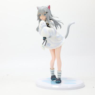 Figurka Kotki Dziewczyny Anime Dziewczyna PVC Figurka Akcji Zabawka Kanał Nachoneko Statuetka do Gry Model Kolekcjonerski Lalka Prezent