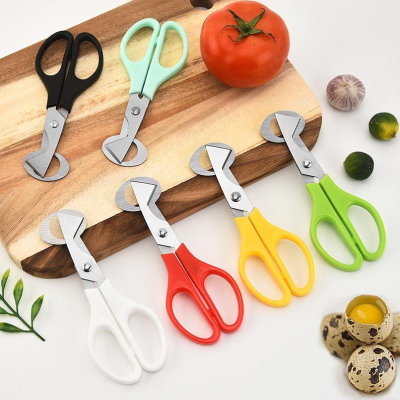 Stainless Steel Quail Egg Scissors - Precision Eggshell Cutter for Seamless Egg Opening