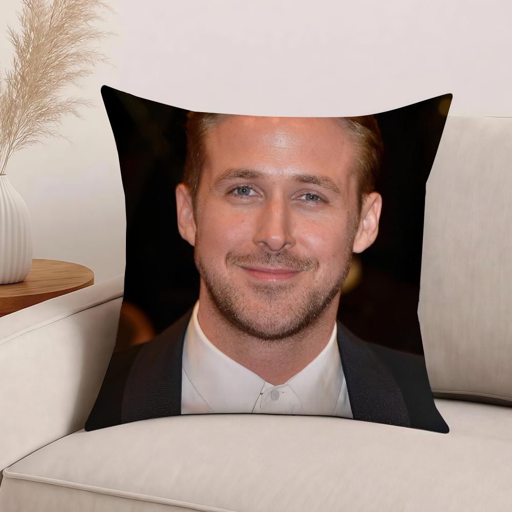 Actor Ryan Gosling Pillow Case Office Cushions Suitable For Sofa Car Bedroom Decorative Cushion Cover