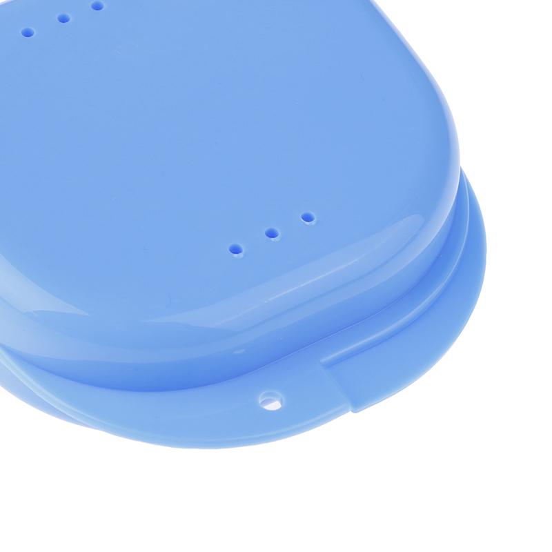 1PC Denture Bath Hole Box Dental False Teeth Appliance Container Storage Denture New