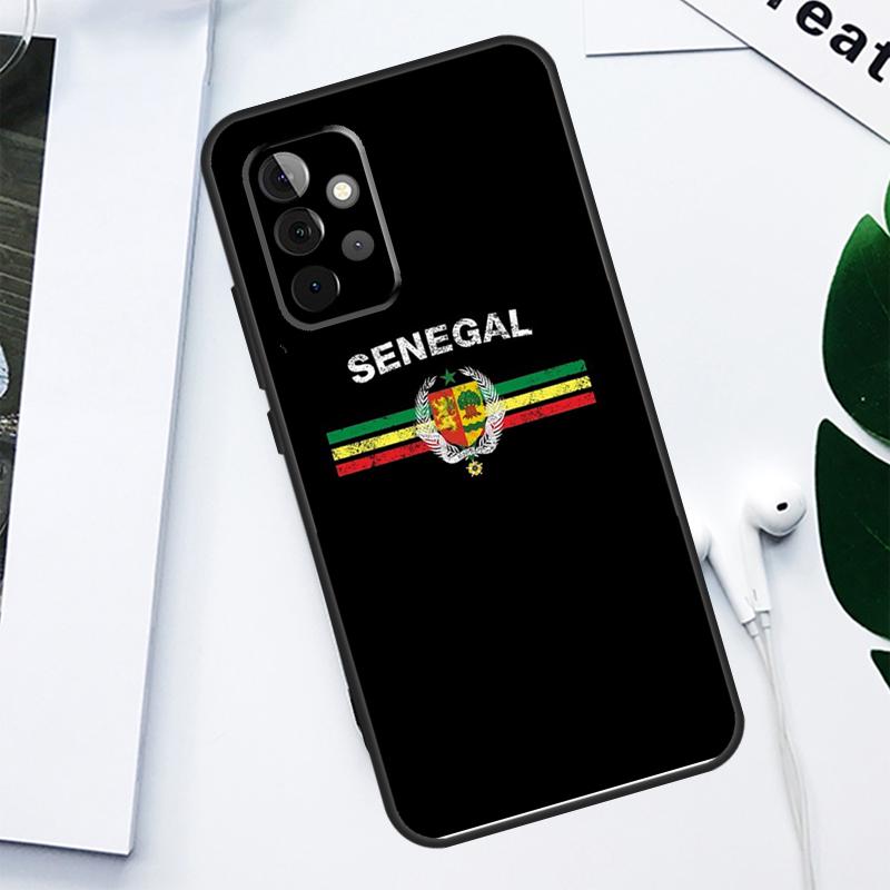 Senegal Flag For Samsung Galaxy A13 A53 A33 A54 A34 A14 A55 A35 A15 A05 A06 A16 A22 A32 A52 Phone Case