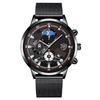 Men'S Watch Fully Automatic Quartz Watch Luminous Calendar