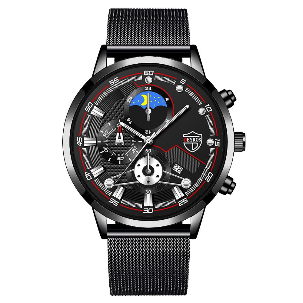 Men'S Watch Fully Automatic Quartz Watch Luminous Calendar
