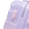 14"/20" 2-Piece PC Spinner Suitcase Set with Combination Lock & 14" Cosmetic Bag (Purple)