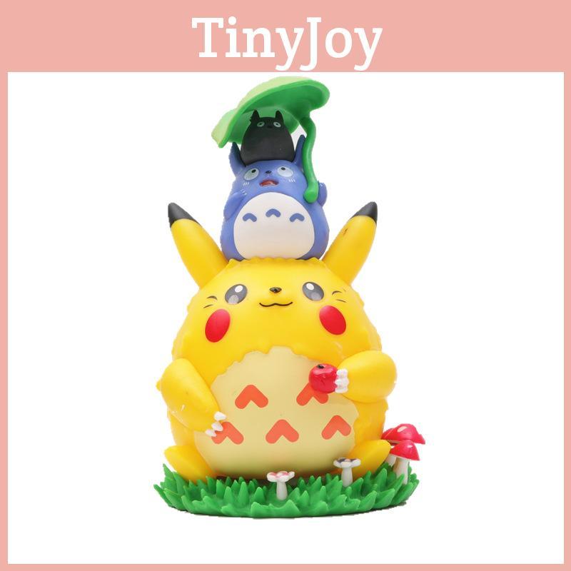Adorable Pokemon Pikachu My Neighbor Totoro Decorative Character Figure Model Toy For Collectors