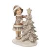 Child and Tree Scene Figurine