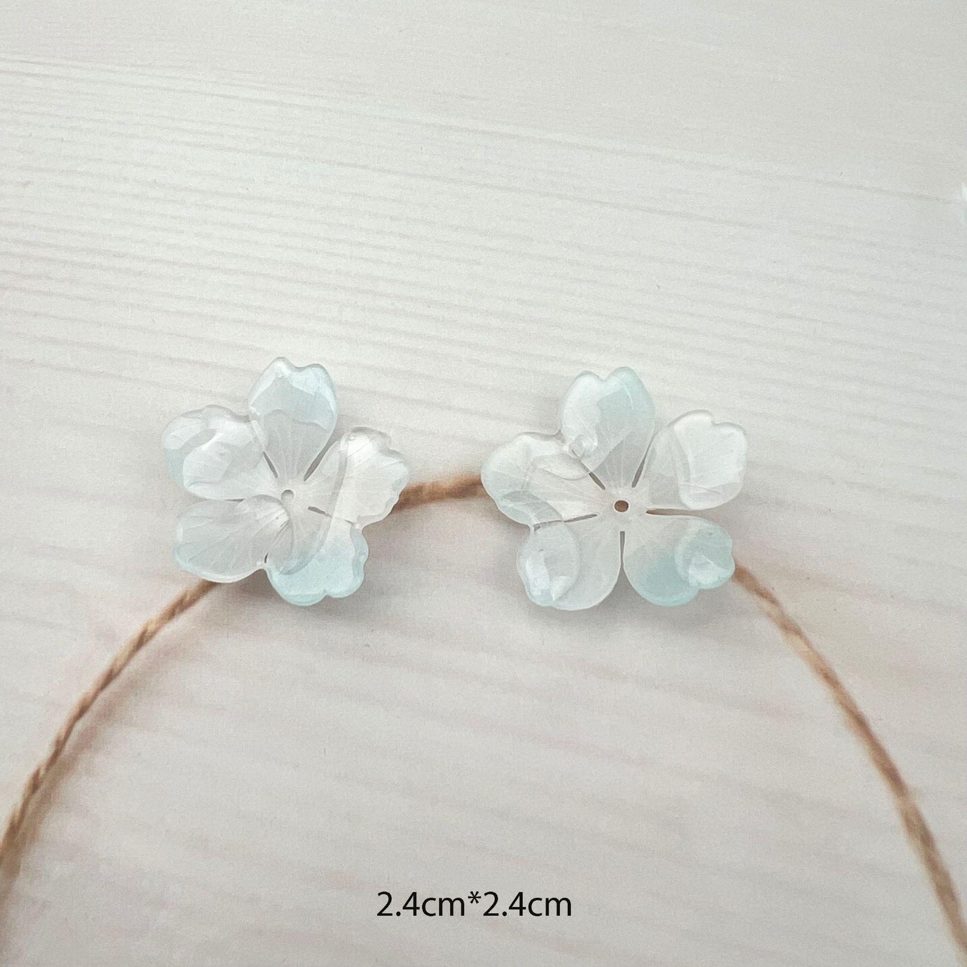 

Винтажная термоусадочная заколка для волос с цветком, аксессуар для бижутерии своими руками, ручная работа, подвеска-зажим для волос