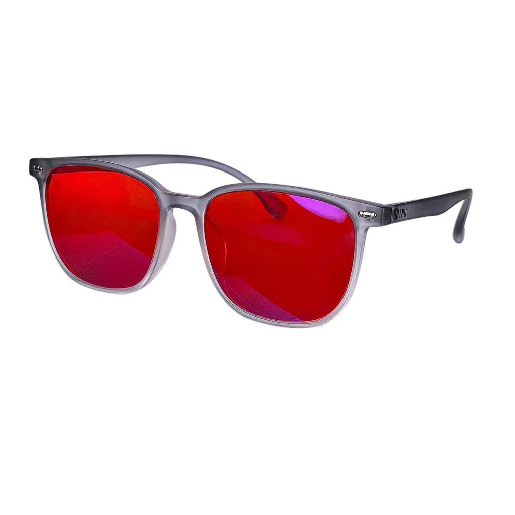 SHINU Red Tinted Blue Light Blocking Glasses for Computer Phone Use Sleep Aid with Red Lenses