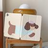 Dėklas iPad 10 kartos 10,9 colio, magnetinis, nuimamas, su animacinio takso dizainu, su pieštukų laikikliu