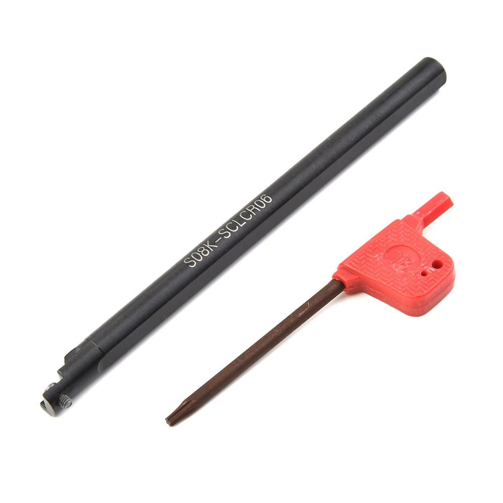 Drehwerkzeuge Stahlschneideinsätze 8mm S08K-SCLCR06 CCMT060204 Nützlich Praktisch