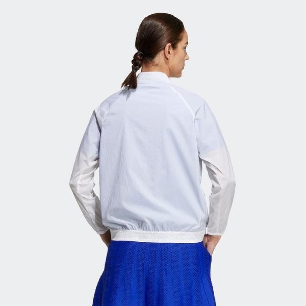 Adidas Golf 2023 S S Women Golf Crew Neck Windproof Long Sleeve Full Zip Jacket hS9984