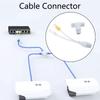 RJ45 Three-Way Connector POE Splitters Innovative Ethernet Cable Connector for Networks Integrated Wiring