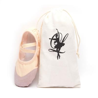 Ballett-Tanztasche mit doppeltem Kordelzug, Canvas-Balletttasche für Mädchen, Ballerina-Spitzenschuhe, Taschen, Ballett-Tanz-Zubehör