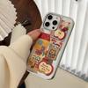 Three-dimensional Red Apple Cartoon Suitable for IPhone16 Mobile Phone Case 15pro Max Mirror 13 Hanging Chain 14